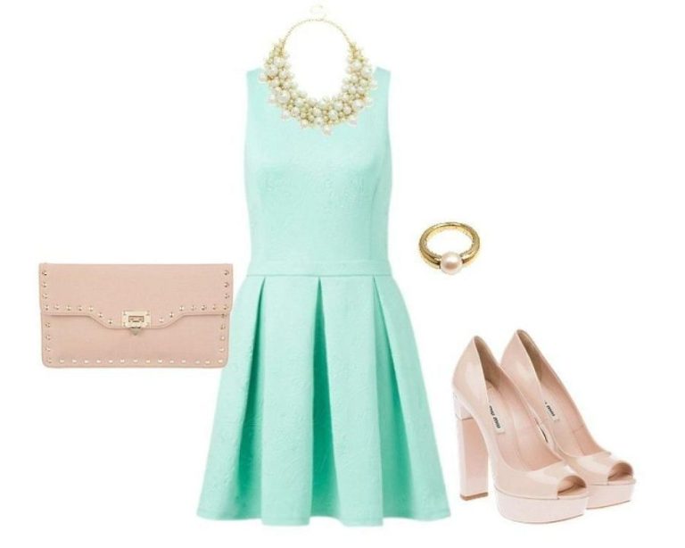 Zapatos para vestido verde agua marina Sibra